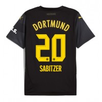 Koszulka piłkarska Borussia Dortmund Marcel Sabitzer #20 Strój wyjazdowy 2024-25 tanio Krótki Rękaw